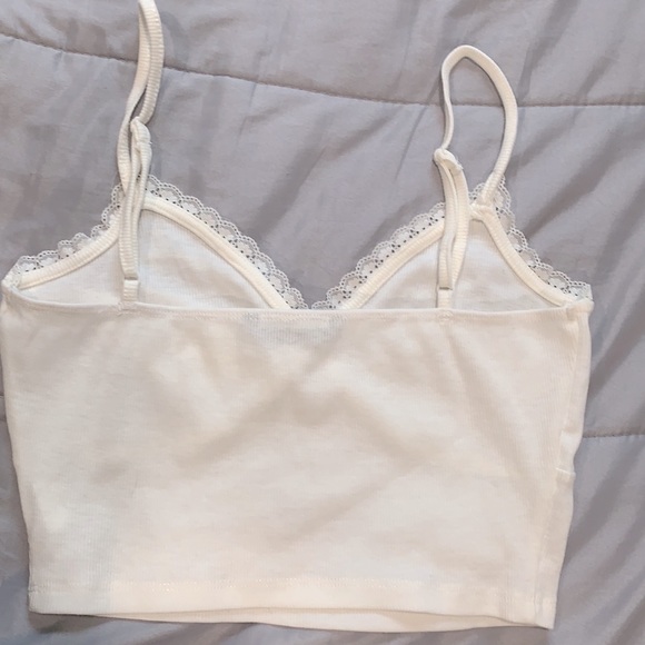 White SHEIN crop top - Picture 2 of 2